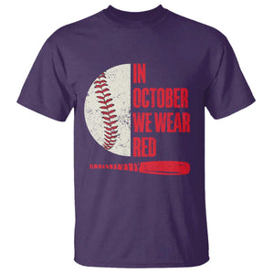Red October Philly T Shirt Retro Philadelphia Baseball Fan TS10 Purple Print Your Wear