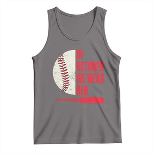 Red October Philly Tank Top Retro Philadelphia Baseball Fan TS10 Deep Heather Print Your Wear