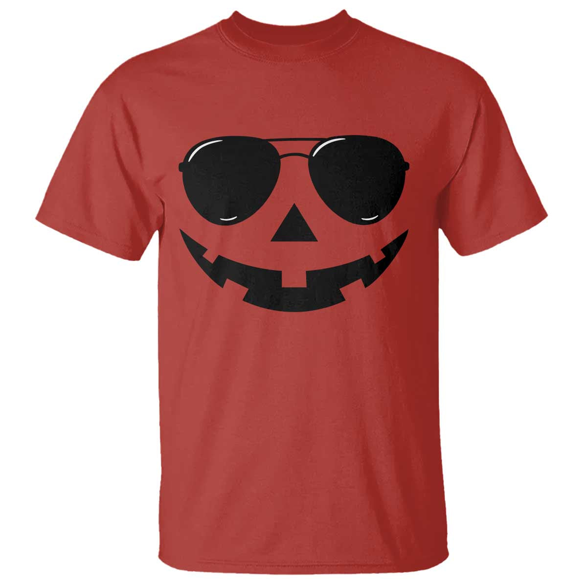Pumpkin Face T Shirt Vintage Jack o Lantern Jackolantern Spooky Season Halloween TS10 Red Print Your Wear
