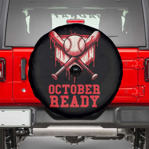 October Ready Spare Tire Cover Philadelphia Playoff Baseball Drip Graffiti TS10 Black Print Your Wear