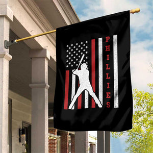 Philly Baseball Garden Flag Cool Distressed Philadelphia Red October US Flag TS10 Print Your Wear