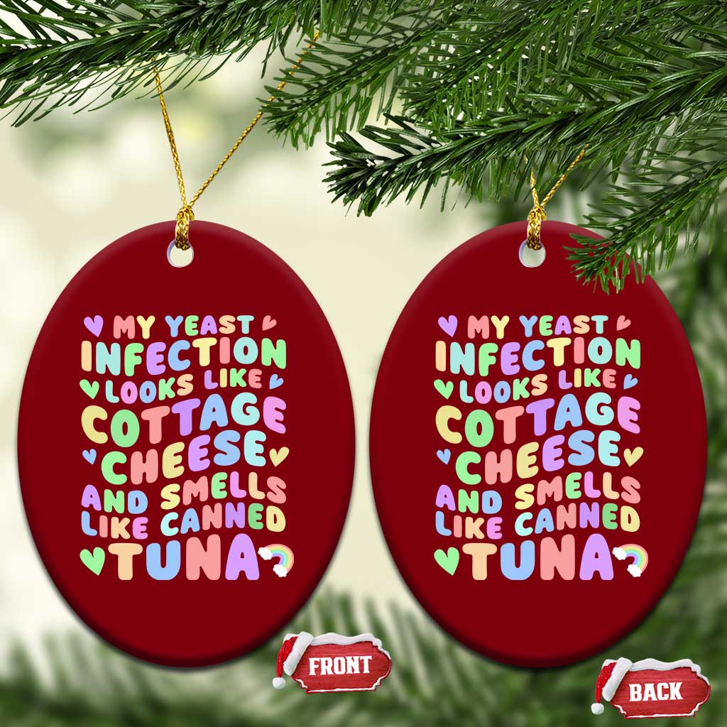 Inappropriate Adult Ceramic Ornament Funny My Yeast Infection Roulette Game TS10 Print Your Wear