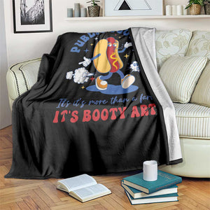 Funny Embarrassing Throw Blanket Public Tooter It's More Than A Fart Inappropriate TS10 Print Your Wear