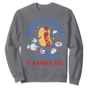 Funny Embarrassing Sweatshirt Public Tooter It's More Than A Fart Inappropriate TS10 Charcoal Print Your Wear