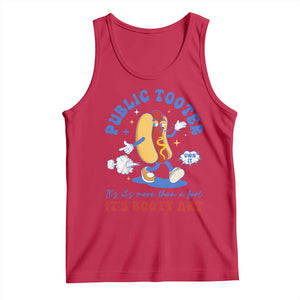 Funny Embarrassing Tank Top Public Tooter It's More Than A Fart Inappropriate TS10 Red Print Your Wear