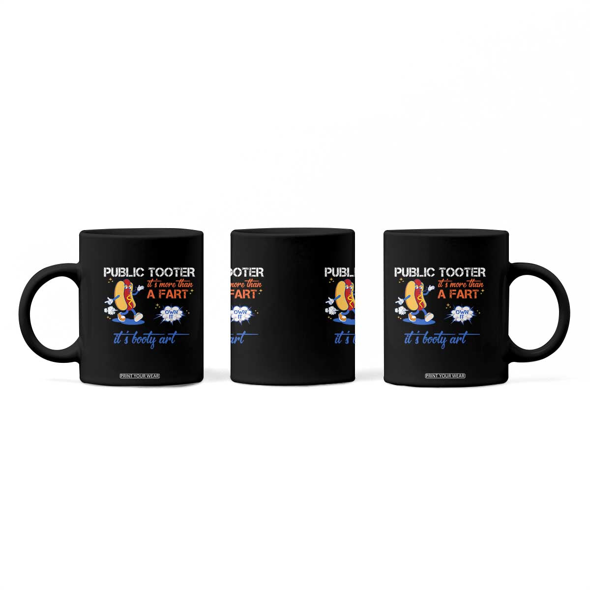 Public Tooter Coffee Mug Its More Than A Fart Funny Inappropriate Embarrassing TS10 Print Your Wear