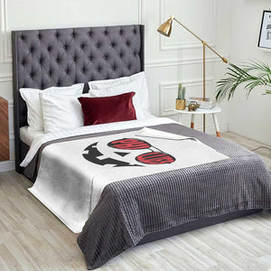 Halloween Philly Throw Blanket Philadelphia Baseball Red October Jackolantern Pumpkin Face TS10 Print Your Wear