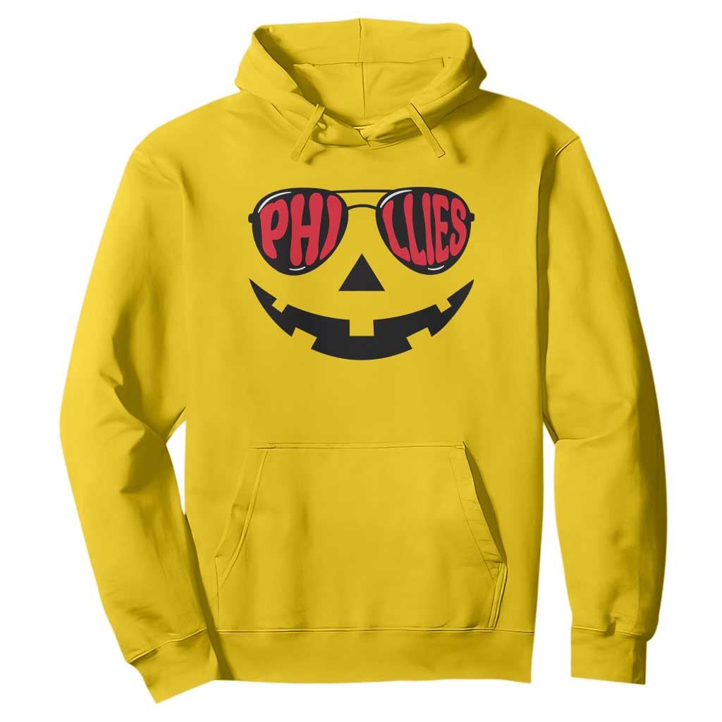 Halloween Philly Hoodie Philadelphia Baseball Red October Jackolantern Pumpkin Face TS10 Daisy Print Your Wear