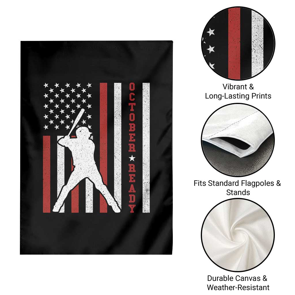 October Ready Garden Flag Cool Distressed Philadelphia Baseball Fan US Flag TS10 Print Your Wear