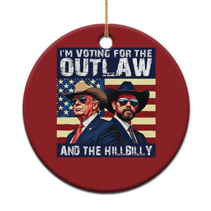 Trump Vance '24 Christmas Ornament Vintage 2024 Flag Outlaw Hillbilly TS10 Print Your Wear