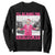 Funny Trump 2024 Sweatshirt Pink Trump I'll Be Home for Christmas Santa Republican Xmas Gift TS10 Black Print Your Wear