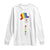 LGBTQ Christmas Long Sleeve Shirt Rainbow Gay Pride Holiday Snowman TS10 White Print Your Wear