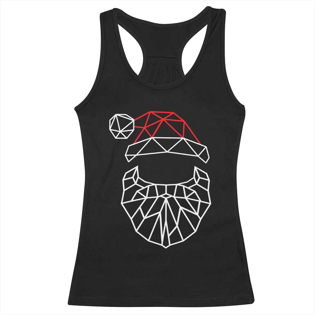 Santa Claus Christmas Racerback Tank Top Xmas Gift TS10 Black Print Your Wear