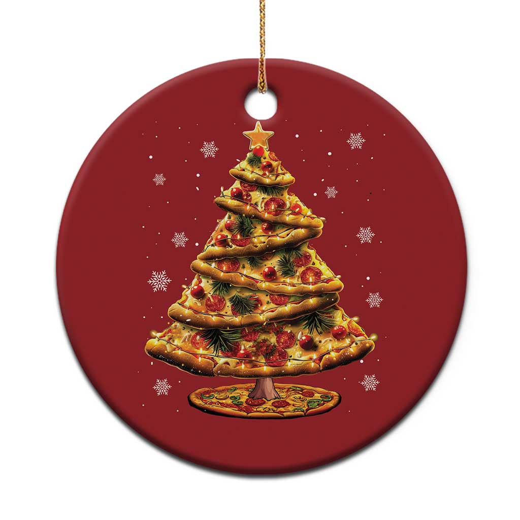 Pizza Xmas Tree Christmas Ornament Xmas Gifts Kids TS10 Print Your Wear