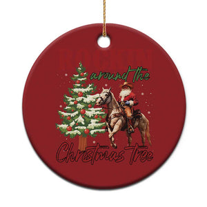 Western Christmas Ornament Vintage 90s Cowboy Santa Claus Xmas Tree TS10 Print Your Wear