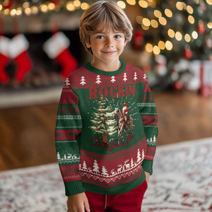 Western Ugly Christmas Sweater Vintage 90s Cowboy Santa Claus Xmas Tree TS10 Christmas Print Your Wear