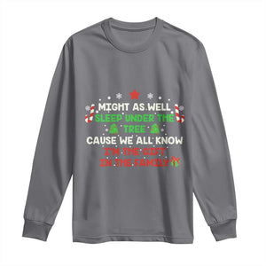 Funny Christmas Family Long Sleeve Shirt Kids Teens Christmas Pajamas Boys Girls Xmas Gift TS10 Charcoal Print Your Wear