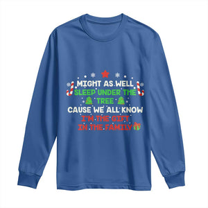 Funny Christmas Family Long Sleeve Shirt Kids Teens Christmas Pajamas Boys Girls Xmas Gift TS10 Royal Blue Print Your Wear