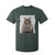 Funny Cat Christmas T Shirt For Kid Mugshot I Knocked Down The Xmas Tree TS10 Dark Forest Green Print Your Wear