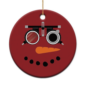 Xmas Optometry Christmas Ornament Funny Snowman Optometrist Eye Doctor Ophthalmologist TS10 Print Your Wear