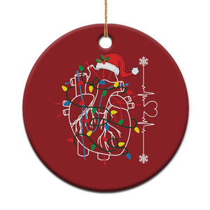 Xmas Cardiac Nurse Christmas Ornament Anatomical Xmas Heart Anatomy TS10 Print Your Wear