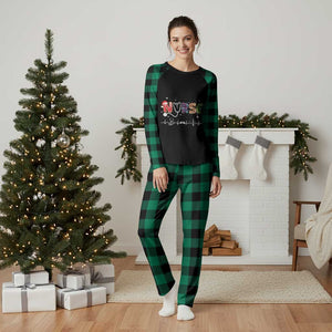 Nurse Plaid Pajama Set Nursing RN LPN NP Nicu Xmas Gift TS10 Green Plaid Print Your Wear