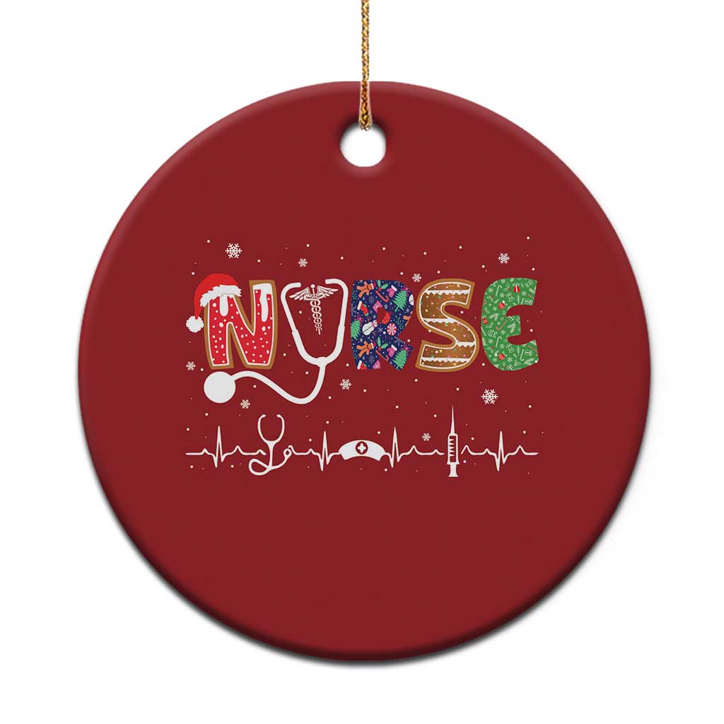 Nurse Xmas Christmas Ornament Nursing RN LPN NP Nicu Xmas Gift TS10 Print Your Wear