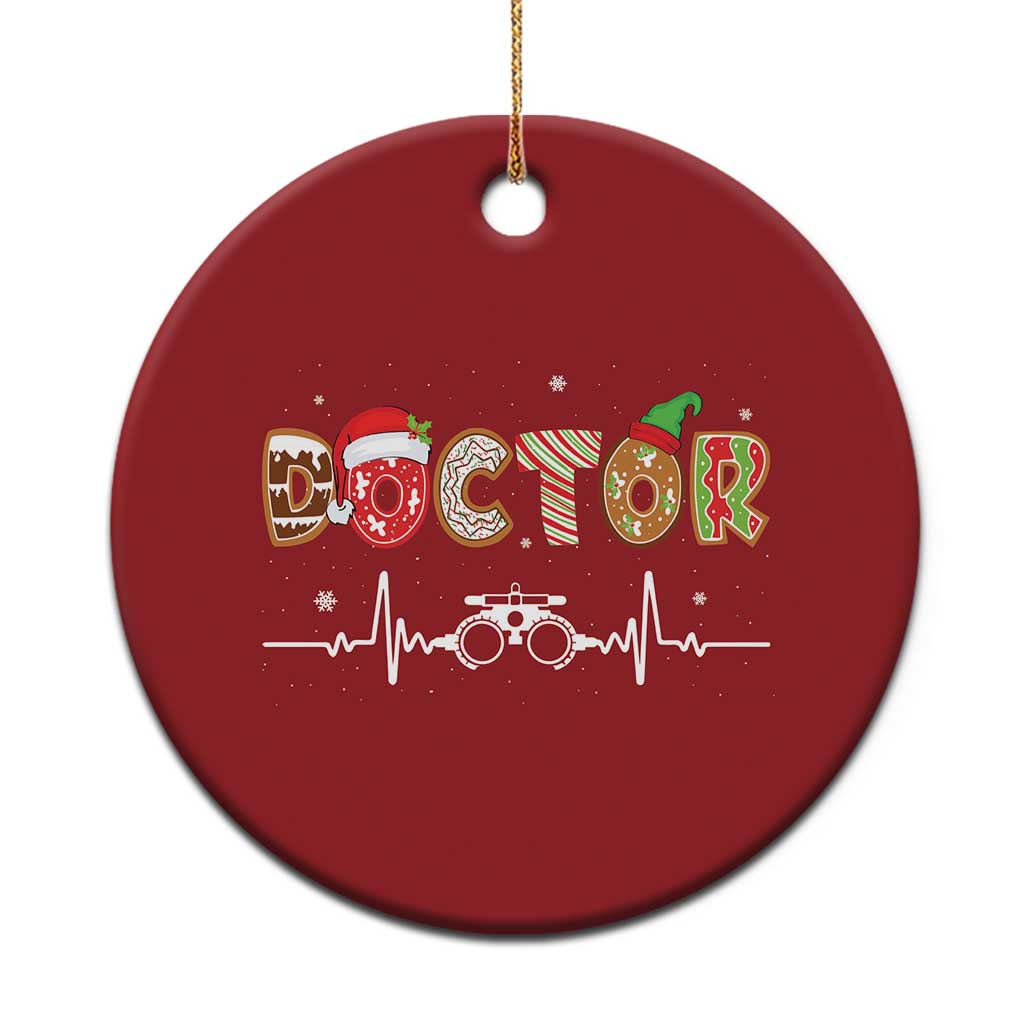 Xmas Optometry Christmas Ornament Ophthalmologist Optometrist Eye Doctor Nurse Gift TS10 Print Your Wear