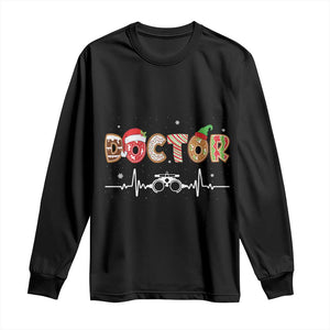 Christmas Optometry Long Sleeve Shirt Ophthalmologist Optometrist Eye Doctor Nurse Gift TS10 Black Print Your Wear