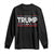 Trump 2024 Long Sleeve Shirt Proud to be Garbage Presidential Election TS10 Black Print Your Wear