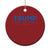 Trump 2024 Election Christmas Ornament American Flag Proud To Be Garbage Vote Trump President TS10 Print Your Wear