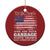 Trump 2024 Christmas Ornament We Are Not Garbage Vote Trump Take American Back Election US Flag TS10 Print Your Wear