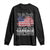 Trump 2024 Long Sleeve Shirt We Are Not Garbage Vote Trump Take American Back Election US Flag TS10 Black Print Your Wear