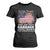 Trump 2024 T Shirt For Women We Are Not Garbage Vote Trump Take American Back Election US Flag TS10 Black Print Your Wear