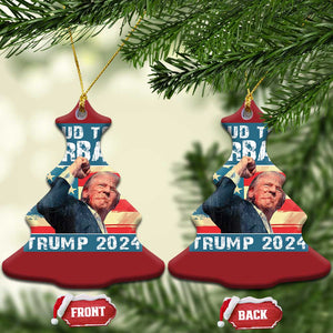 Trump 2024 Election Christmas Ornament Proud To Be Garbage Vote Trump President TS10 Christmas Tree Red Print Your Wear