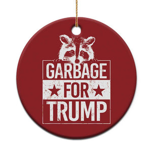 Trump 2024 Election Christmas Ornament Proud To Be Garbage Vote Trump Take America Back TS10 Print Your Wear