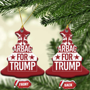 Trump 2024 Election Christmas Ornament Proud To Be Garbage Vote Trump Take America Back TS10 Christmas Tree Red Print Your Wear