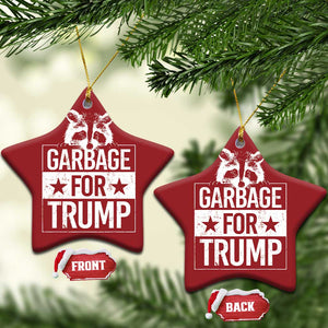 Trump 2024 Election Christmas Ornament Proud To Be Garbage Vote Trump Take America Back TS10 Star Red Print Your Wear