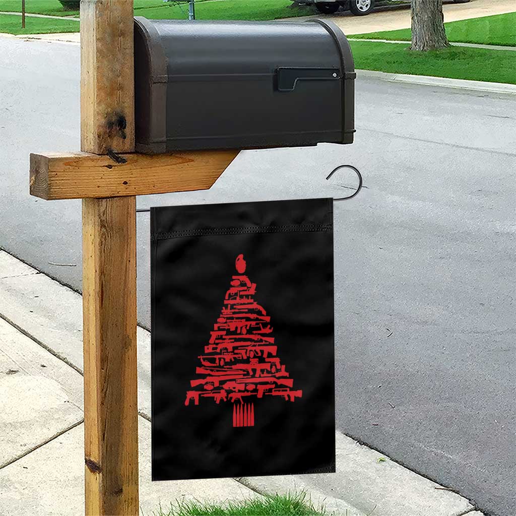 Funny Guns Christmas Garden Flag 2nd Amendment Xmas Tree Gun Lovers TS10 Print Your Wear