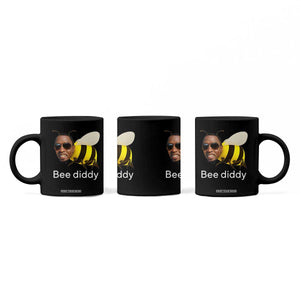 Bee Diddy Coffee Mug Funny Weirdcore Dark Humor Internet Memes Gen-Z TS10 Print Your Wear