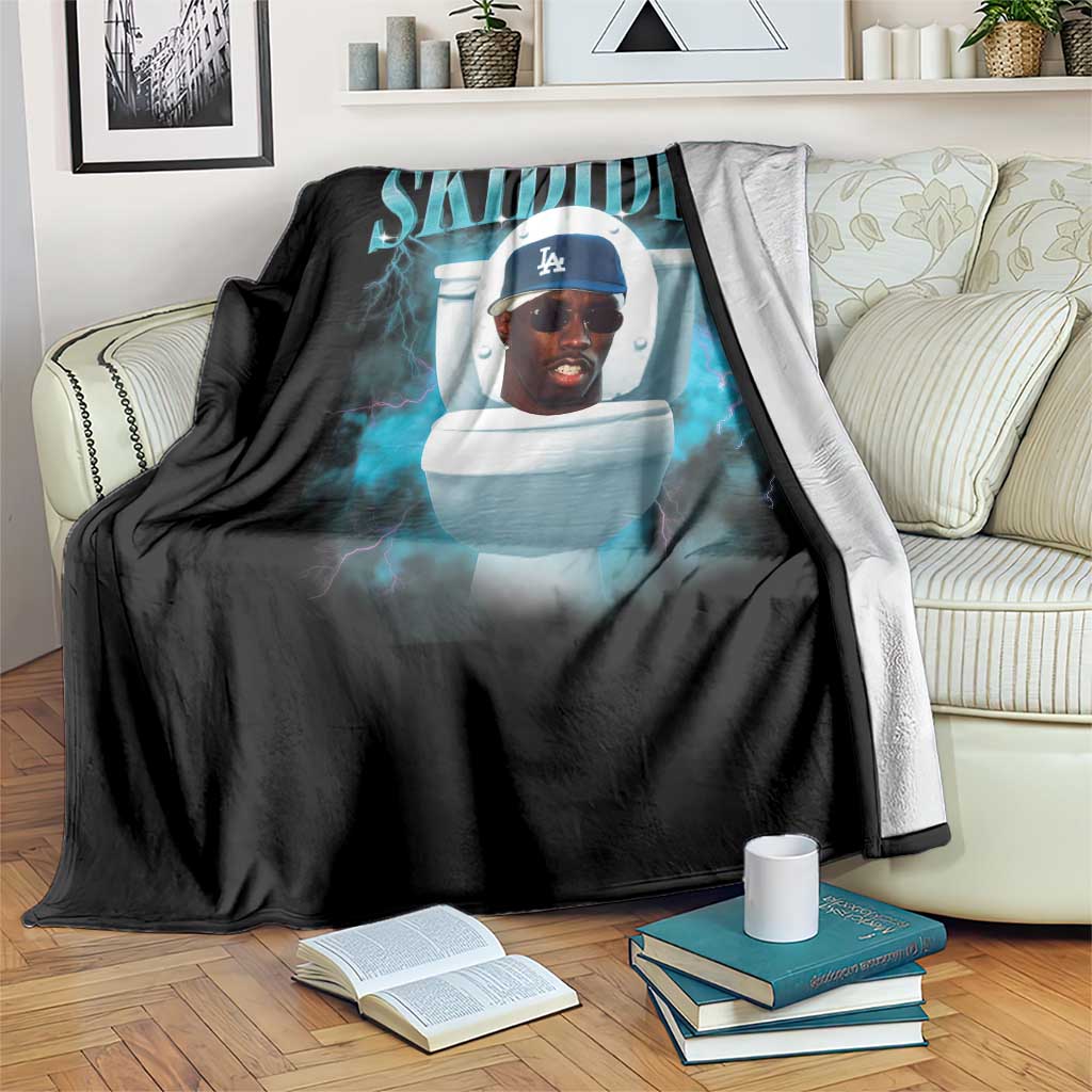 Funny Diddy Throw Blanket Diddy Skibidi Toilet Bootleg Meme TS10 Print Your Wear