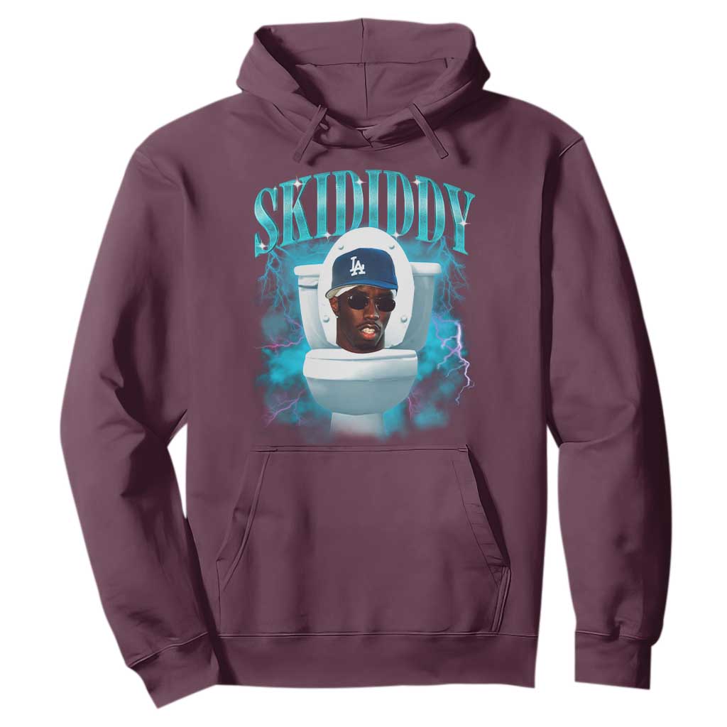 Funny Diddy Hoodie Diddy Skibidi Toilet Bootleg Meme TS10 Maroon Print Your Wear