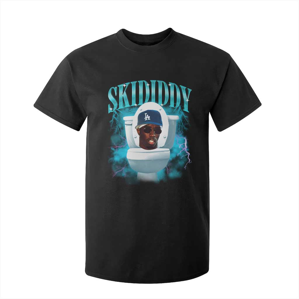 Funny Diddy T Shirt For Kid Diddy Skibidi Toilet Bootleg Meme TS10 Black Print Your Wear