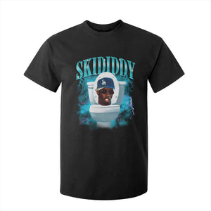 Funny Diddy T Shirt For Kid Diddy Skibidi Toilet Bootleg Meme TS10 Black Print Your Wear