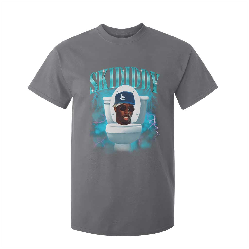 Funny Diddy T Shirt For Kid Diddy Skibidi Toilet Bootleg Meme TS10 Charcoal Print Your Wear