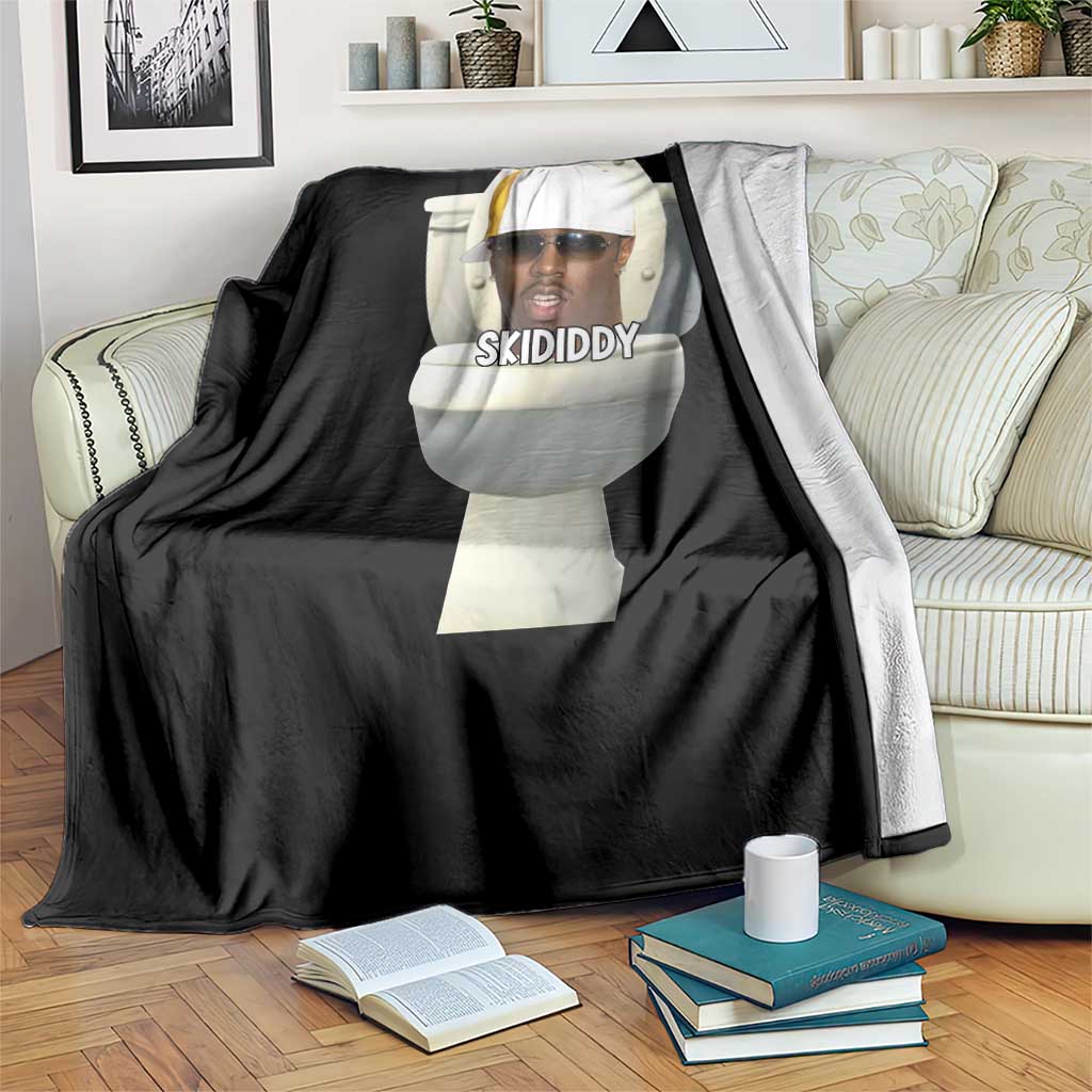 Funny Diddy Throw Blanket Diddy Skibidi Toilet Meme TS10 Print Your Wear