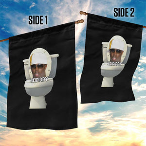 Funny Diddy Garden Flag Diddy Skibidi Toilet Meme TS10 Print Your Wear