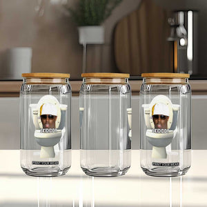 Funny Diddy Glass Can Diddy Skibidi Toilet Meme TS10 Print Your Wear