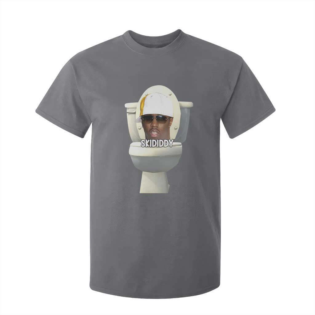 Funny Diddy T Shirt For Kid Diddy Skibidi Toilet Meme TS10 Charcoal Print Your Wear
