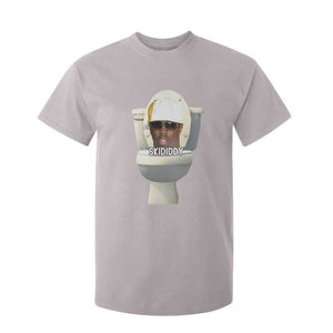 Funny Diddy T Shirt For Kid Diddy Skibidi Toilet Meme TS10 Ice Gray Print Your Wear